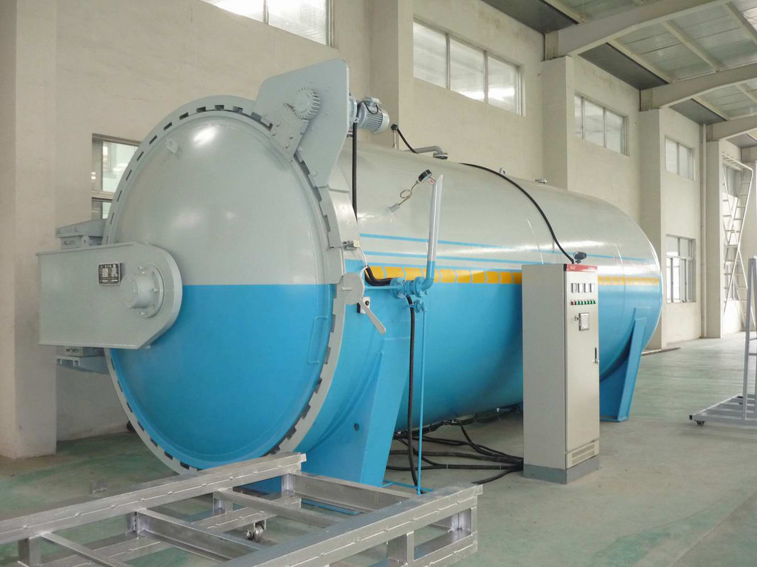 Autoclave de stratification en verre avec la porte d'ouverture électrique de pression hydraulique pour le verre feuilleté