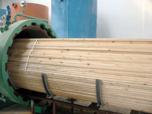 Autoclave chimique en bois de vapeur saturée pour le traitement en bois avec le fluide de CCA